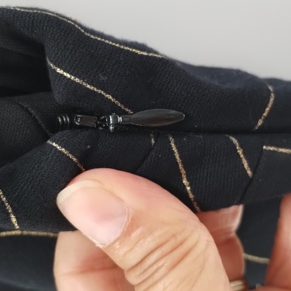 Cache Contour Collection Fitted Dress Little Black stretch size 2 imperial waist - Picture 8 of 10